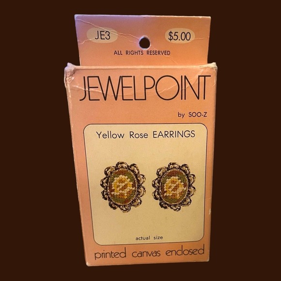 Jewelpoint Crewel Earring Craft Set - Picture 7 of 7